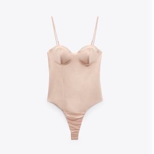 NWT Satin Corset Bustier Bodysuit